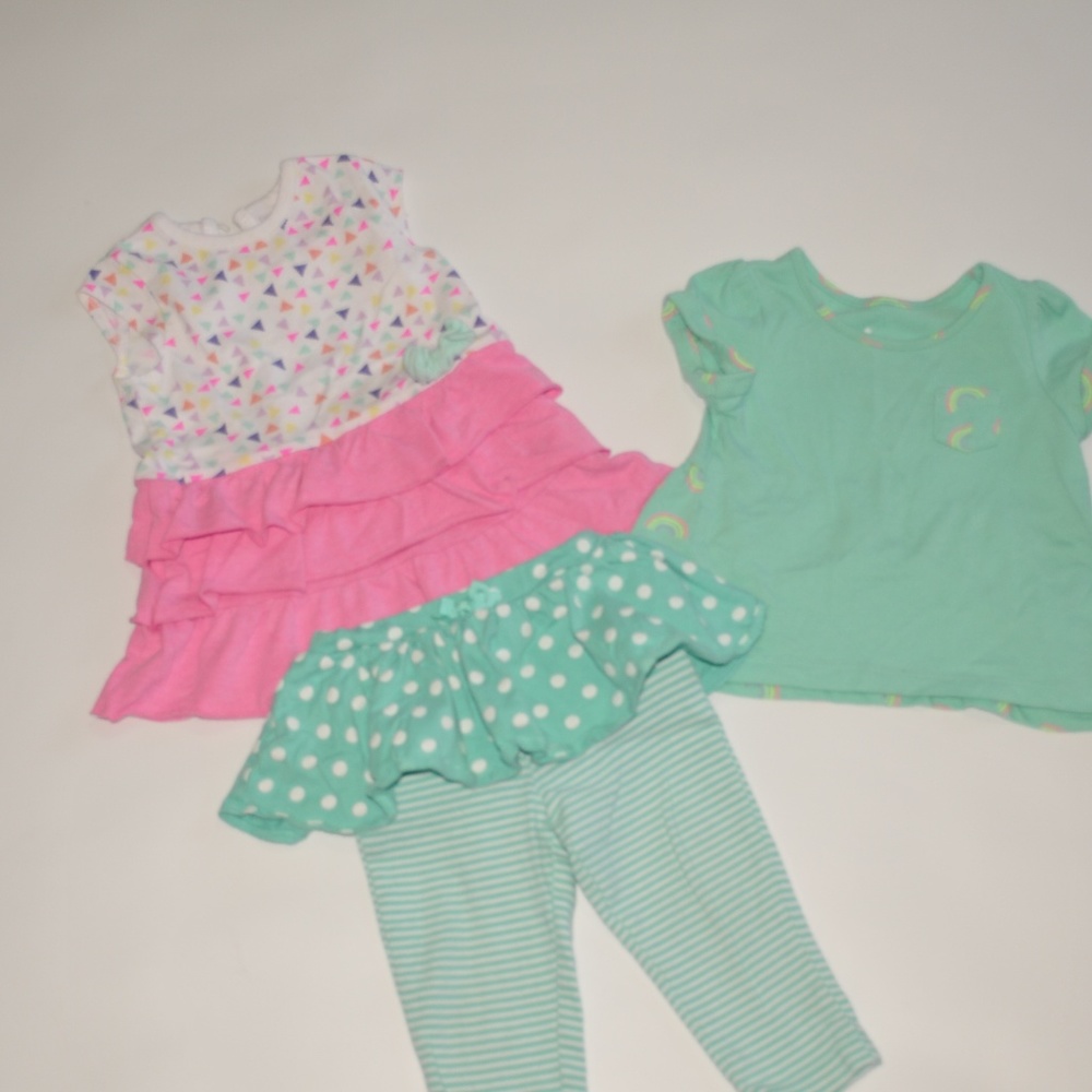 Carter 12 Month Girls Outfits Dresses 4113 - Picture 4 of 7